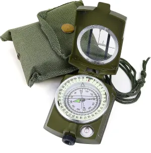 Military Compass Hiking With Carrying Bag Professional