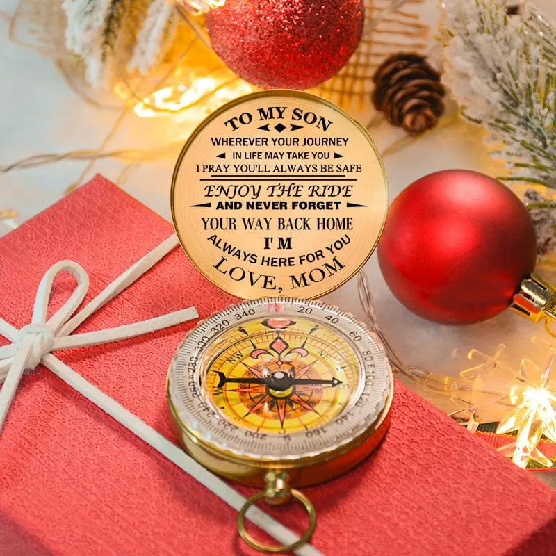 Mom To Son-Enjoy The Ride - Compass