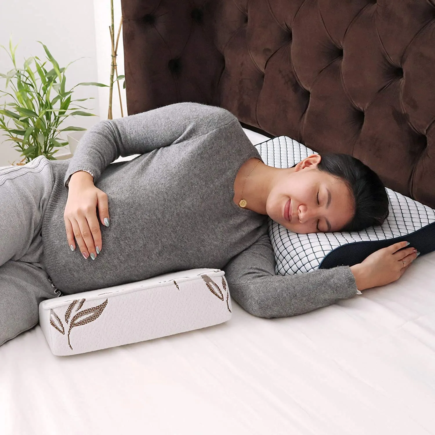 Moon Cooling Gel Memory Foam Multipurpose Pillow, Cervical Pillow for Neck