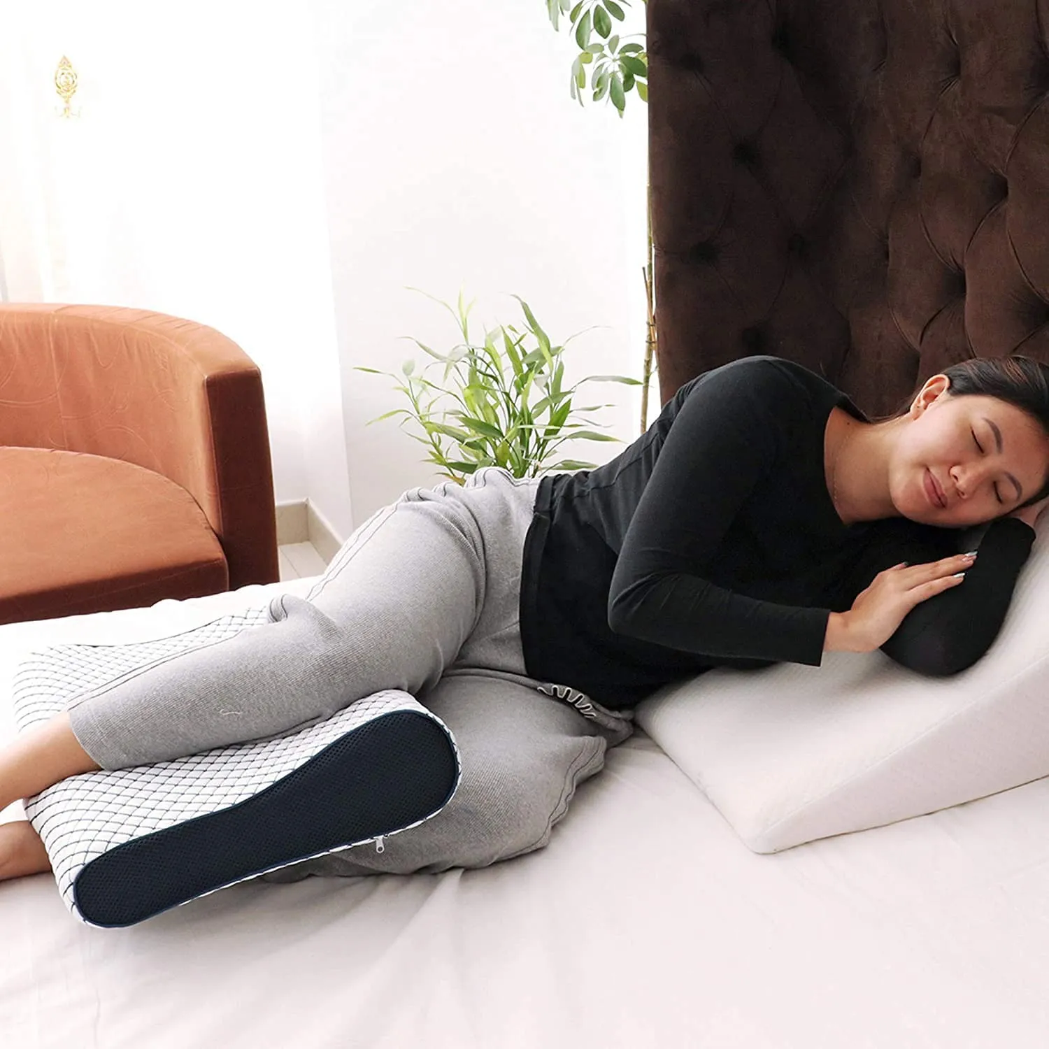 Moon Cooling Gel Memory Foam Multipurpose Pillow, Cervical Pillow for Neck