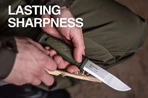 Morakniv Kansbol Fixed Blade Knife with Sandvik Stainless Steel Blade