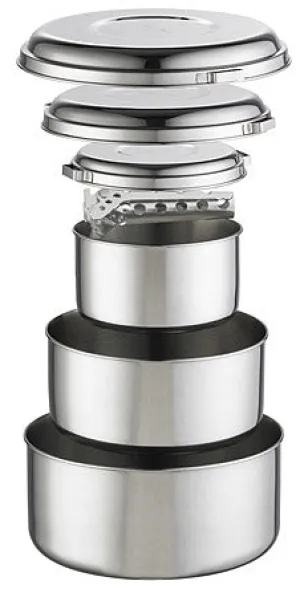 MSR Stainless Steel Group Pot Set  (Alpine 4)