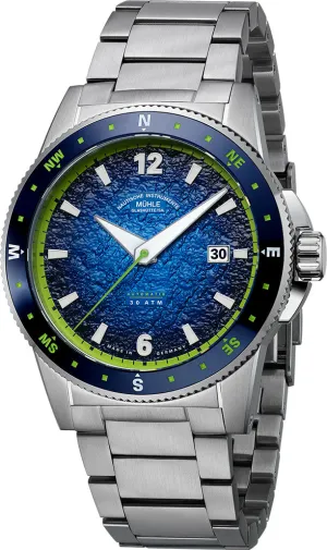 Muhle Glashutte Sportivo Compass Date Bracelet Watch