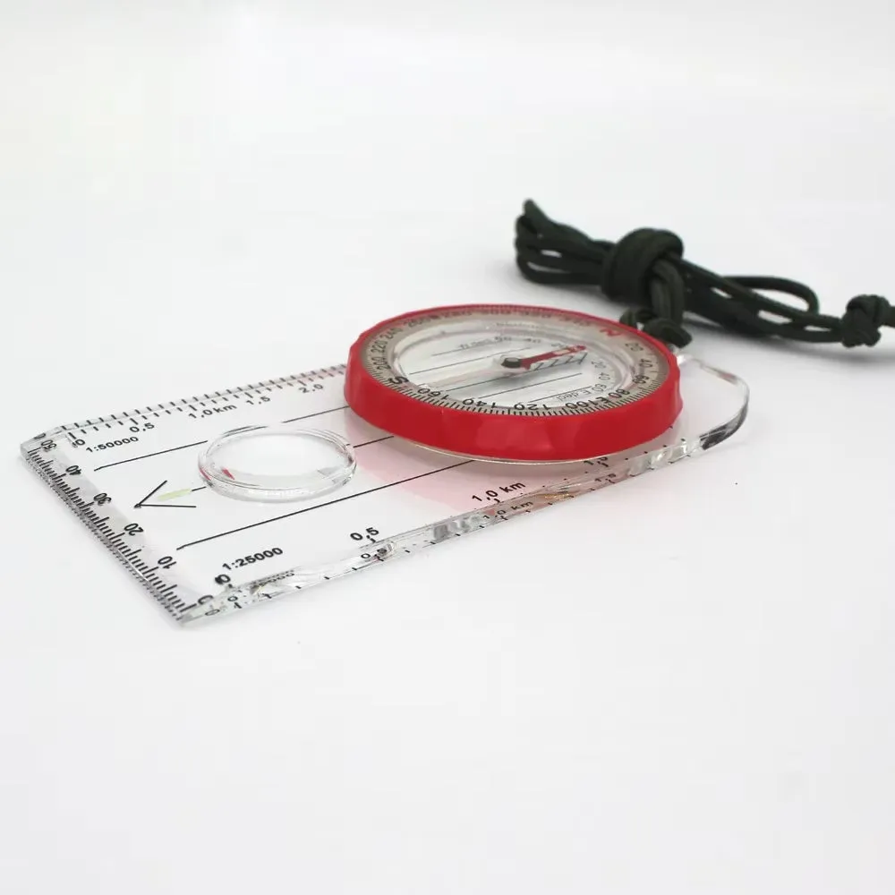 Multifunctional Strong Magnetic Compass. Outdoor Compass Luminous Multifunctional Waterproof Tactical Compass