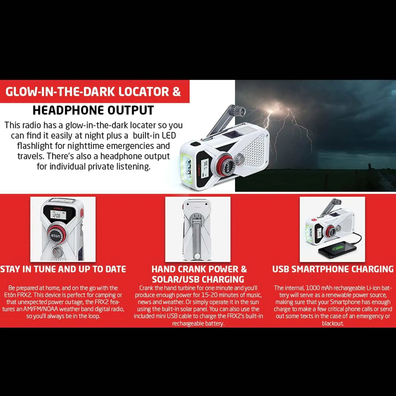Natural Disaster Preparedness: AMERICAN NOAA Radio | Reltek Ready Gear