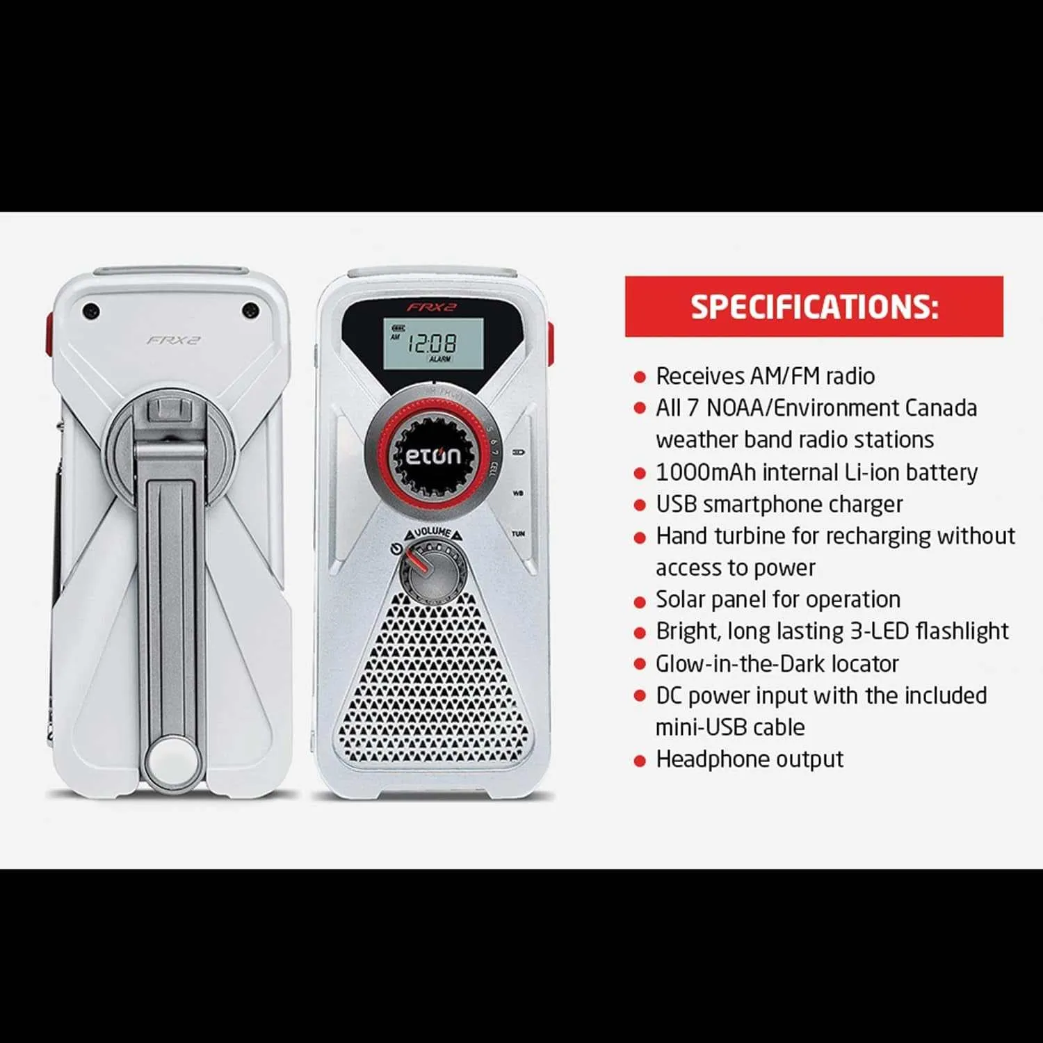 Natural Disaster Preparedness: AMERICAN NOAA Radio | Reltek Ready Gear