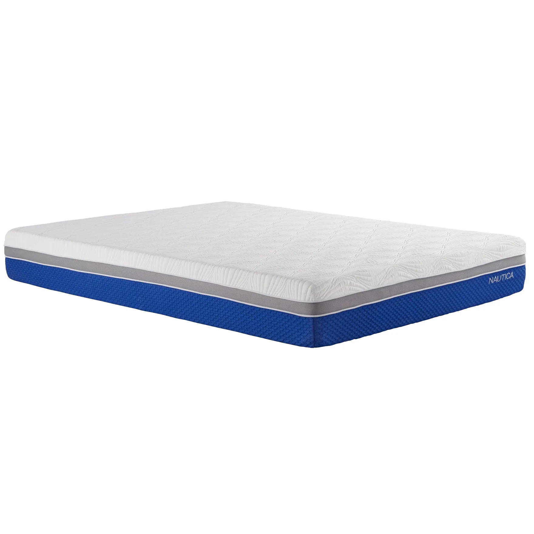Nautica Calm White 10" Gel Memory Foam Mattress