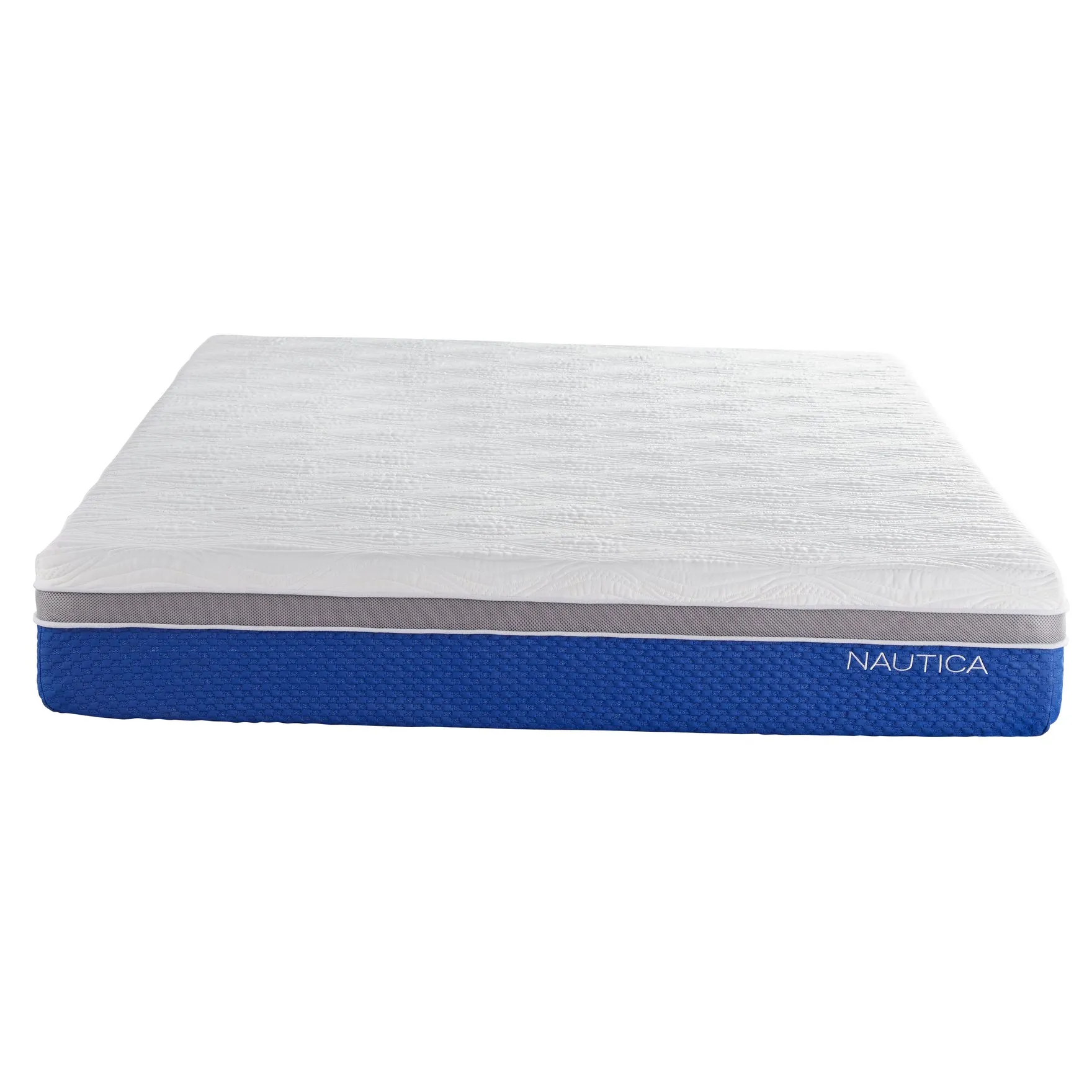 Nautica Calm White 10" Gel Memory Foam Mattress