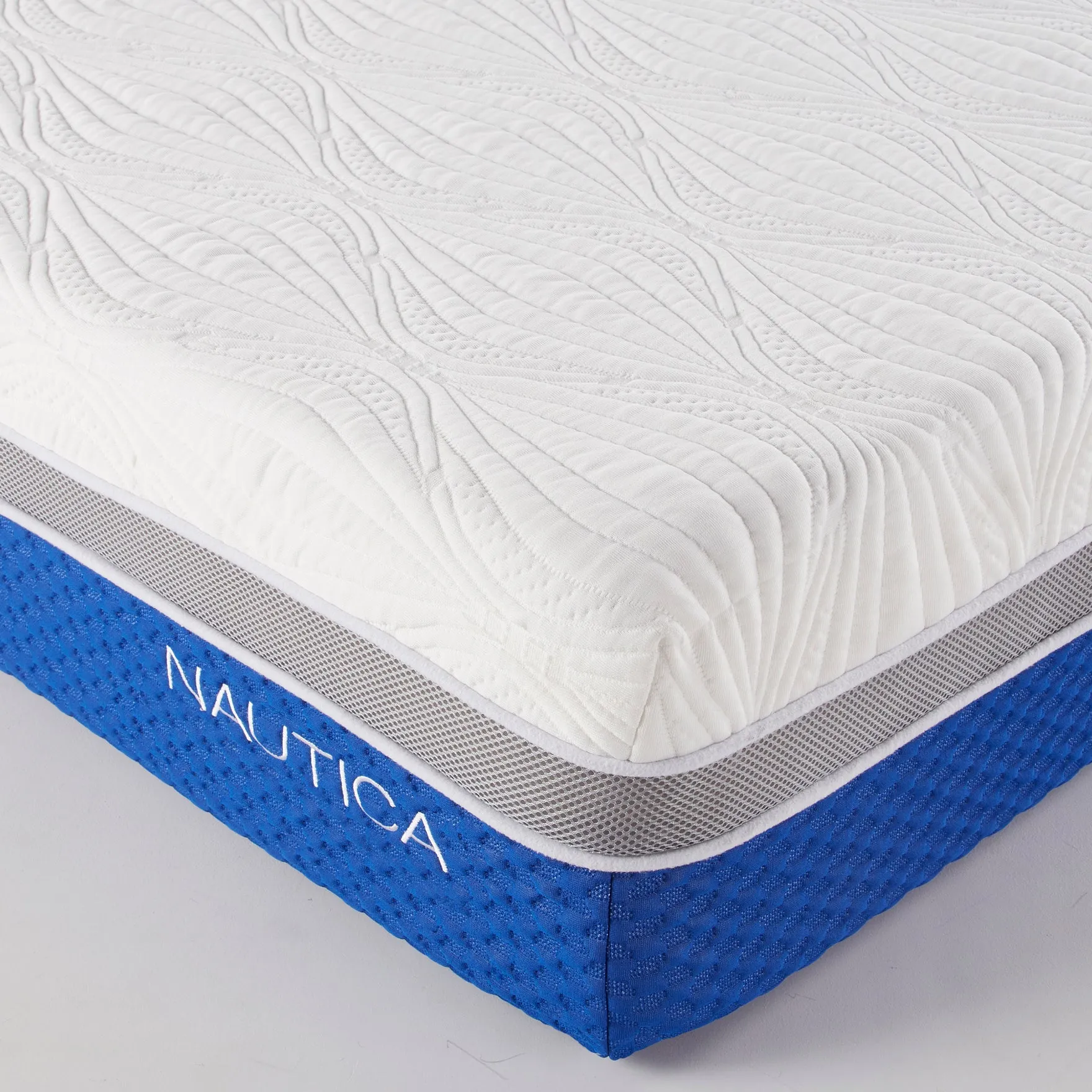 Nautica Calm White 10" Gel Memory Foam Mattress
