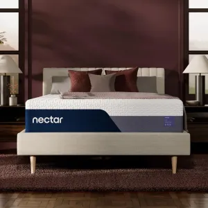 Nectar Luxe 14” Full Mattress - Medium Firm - Contouring Memory Foam - Cooling Upgrade - 3” Pressure Relief Layer - Responsive Support - Mattress in a Box - 365-Night Trial & Forever Warranty