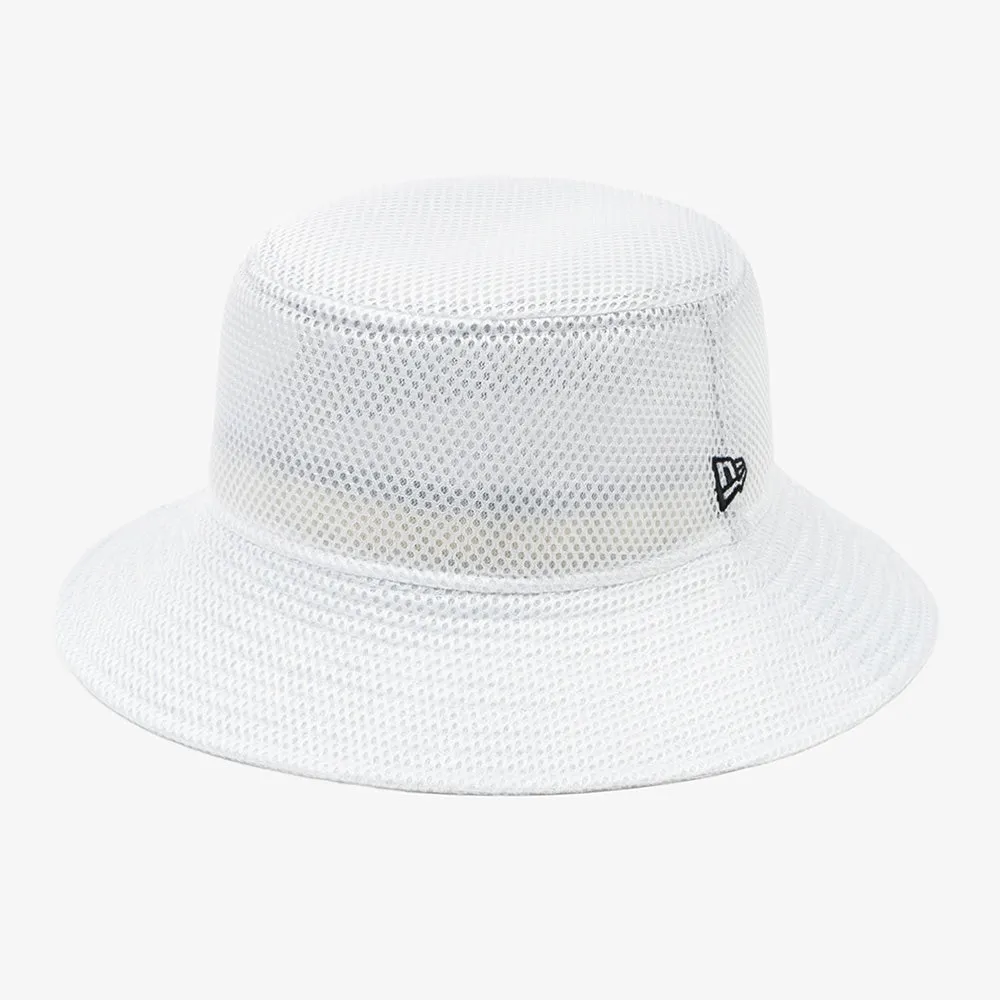 New Era Air Mesh White Bucket Hat