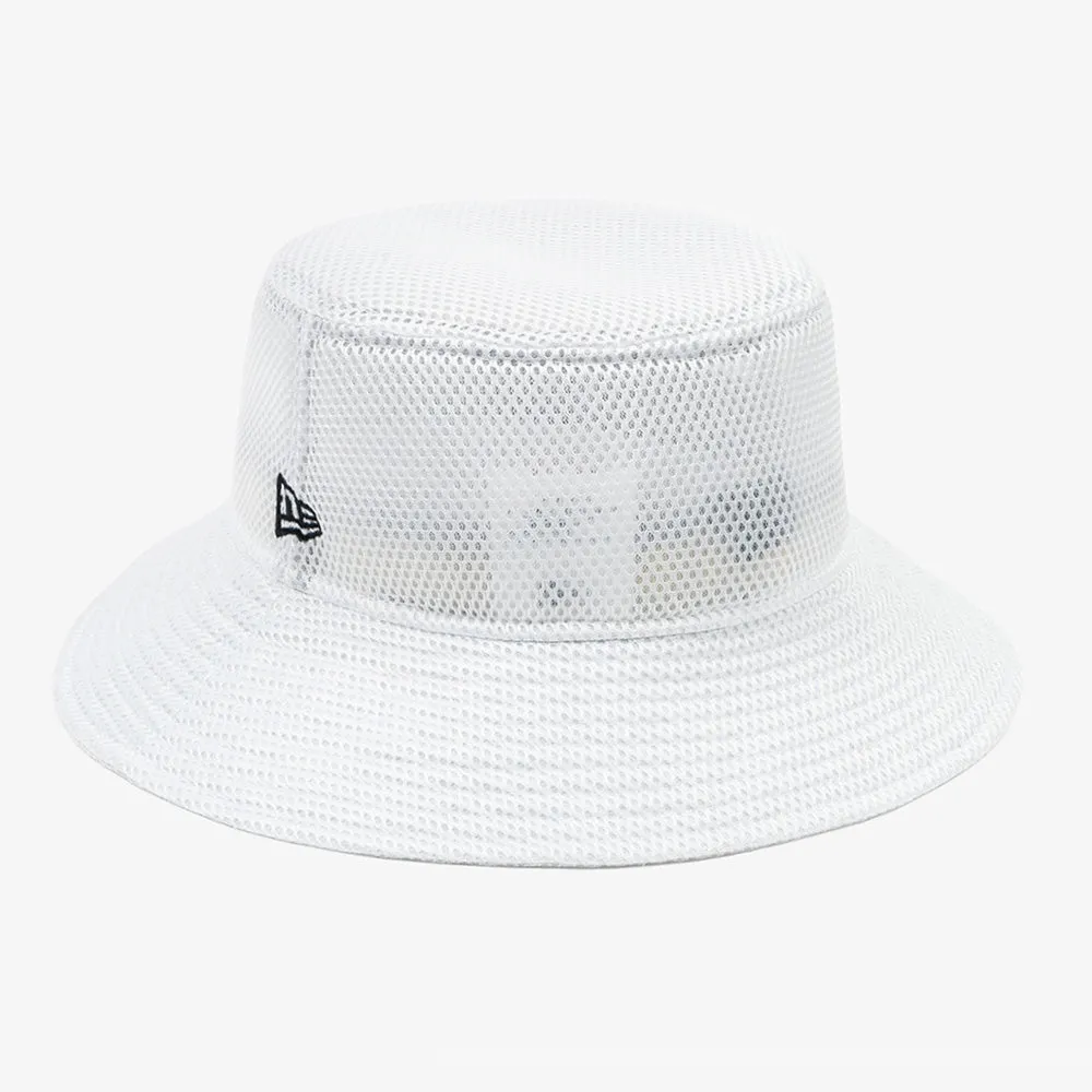 New Era Air Mesh White Bucket Hat