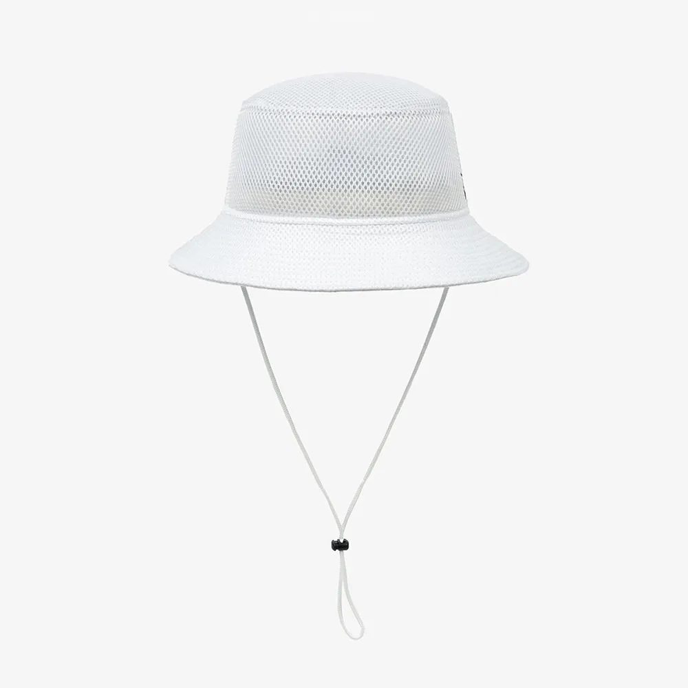 New Era Air Mesh White Bucket Hat
