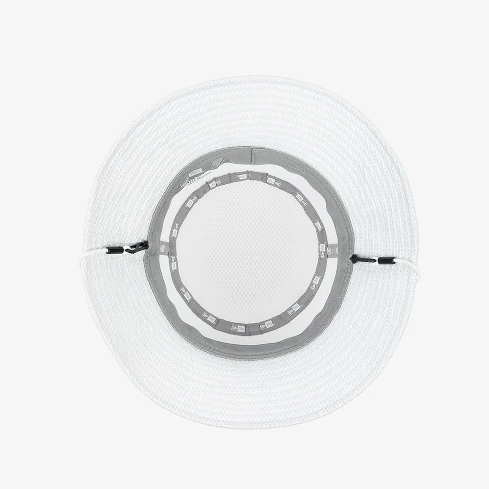 New Era Air Mesh White Bucket Hat