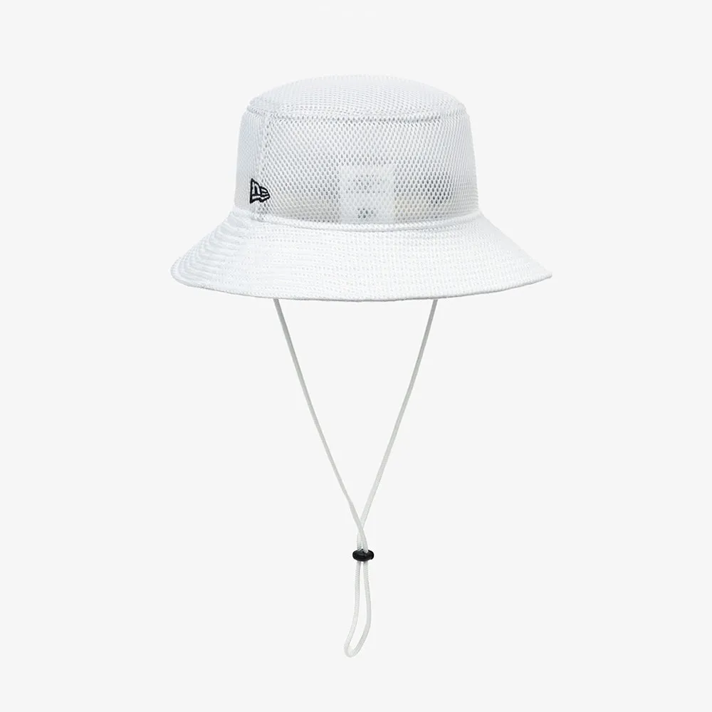 New Era Air Mesh White Bucket Hat
