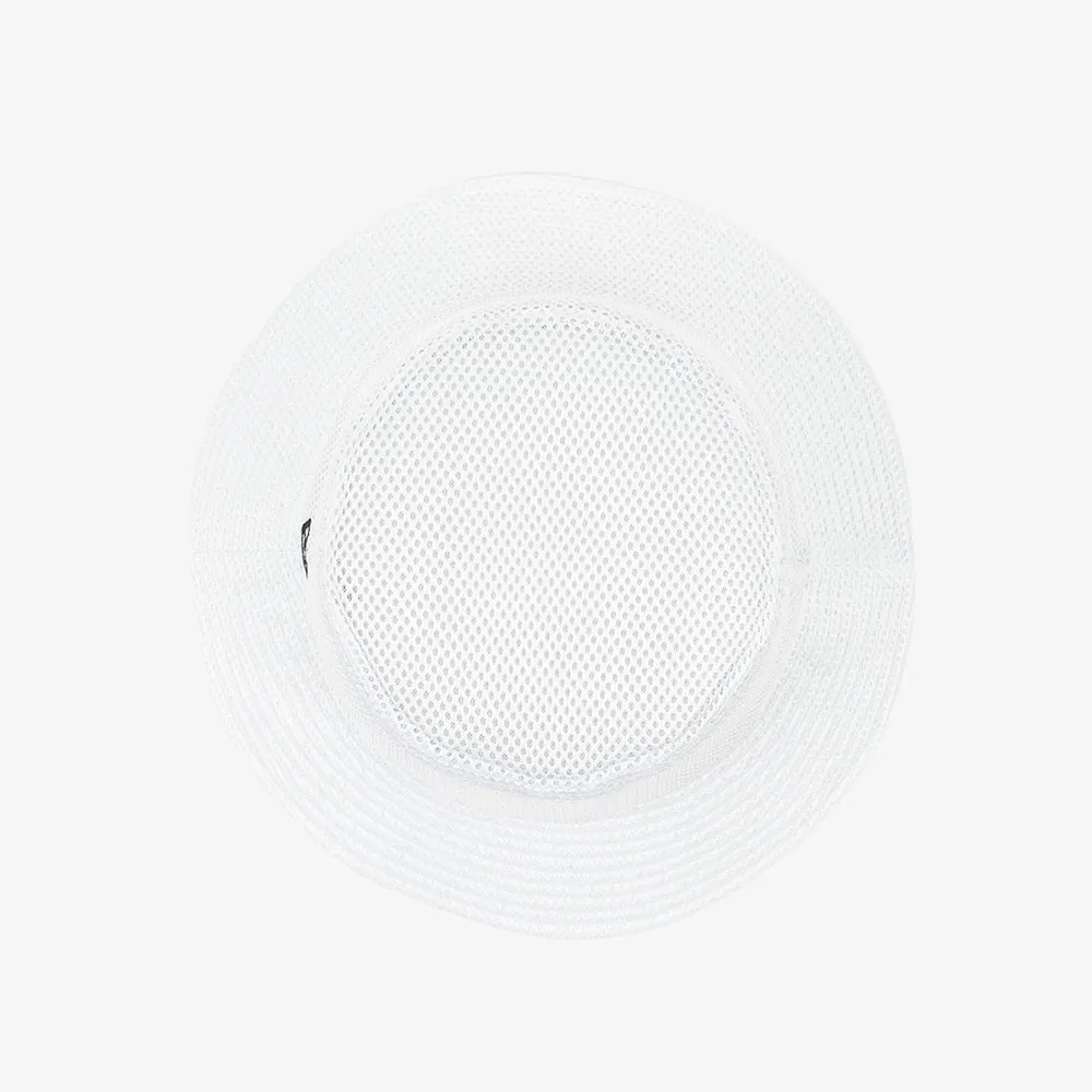New Era Air Mesh White Bucket Hat