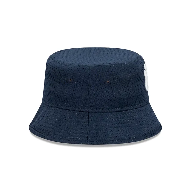 New York Yankees Bucket Hat - Open Mesh Navy MLB Bucket - New Era