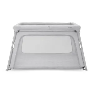 Newton Baby Travel Crib & Play Yard – Breathe-Thru Mattress for Safe Sleep, Portable & Easy Disassembly, Completely Washable, 2X Larger Surface Area, Non-Toxic, Largest-in-Class with Travel Bag, Grey