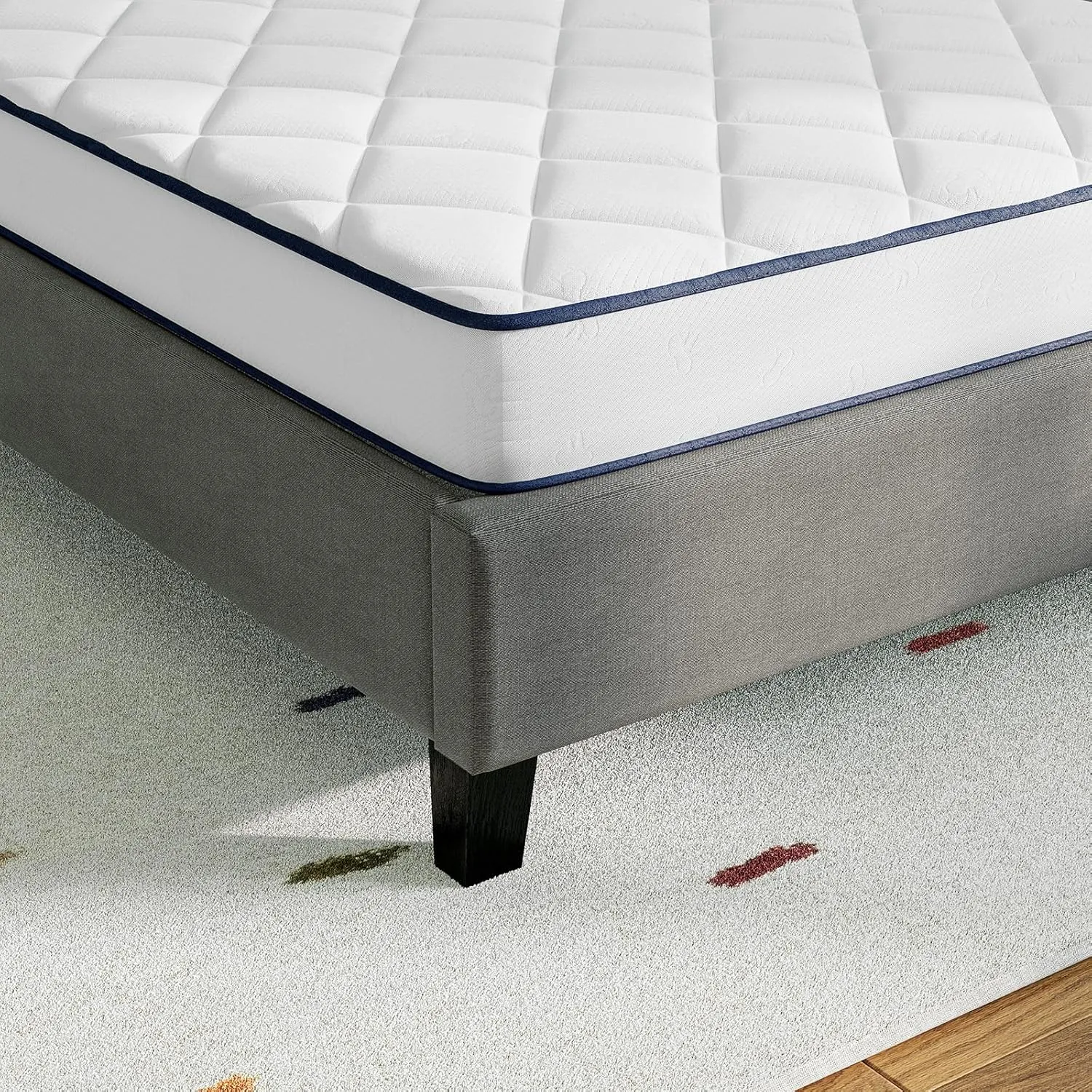 Novilla 6 Inch Twin Mattress, Foam and Spring Hybrid Mattresses for Restful Sleep, Twin Mattress for Kids, Medium Firm, CertiPUR-US Certified Foam, Durable Support, Eco-Friendly Packaging