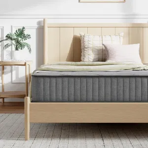 Novilla 6 Inch Twin Mattress, Hybrid Mattress Twin in a Box with Bonnell Spring & Gel Memory Foam for Pain Relief & Spine Support & Cooling Night Sleep, CertiPUR-US Certified Mattresses for Kids