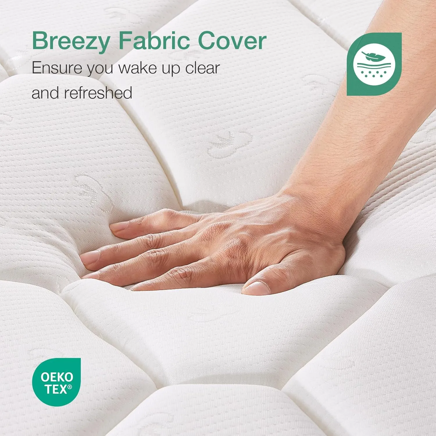 Novilla Full Mattress 6 inch,Bonnell Spring Hybrid Mattress for Spine Support & Cooling Comfort - Adaptive Foam Layer with Firm Feel - CertiPUR-US Certified for Youth/Guest Rooms