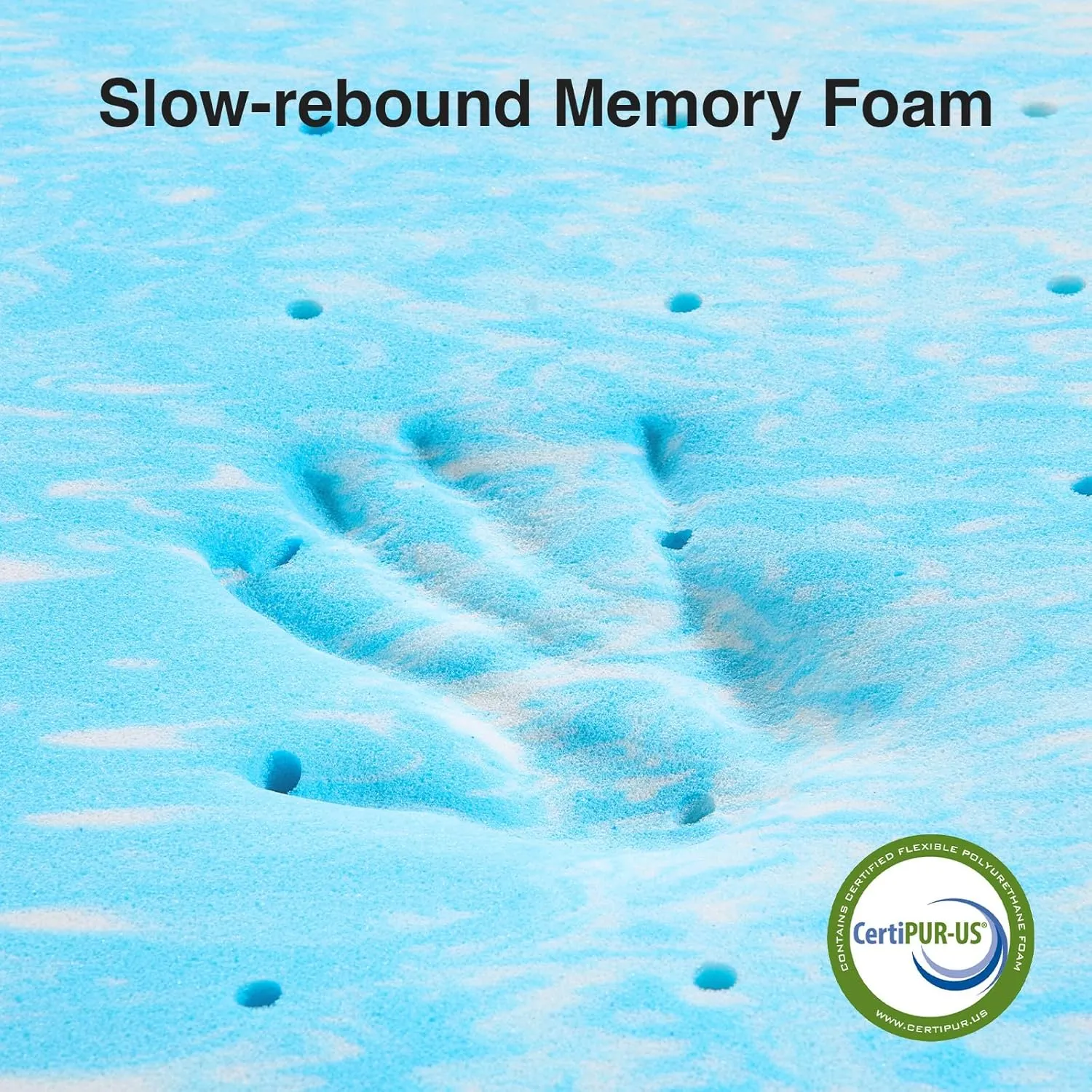 Novilla Memory Foam Mattress Topper Queen - 3 Inch Cooling Gel Infused Memory Foam | Slow-Rebound Pressure Relief | CertiPUR Certified | Comfort for Sleeper Sofa, RV, Camper, Dorm Room