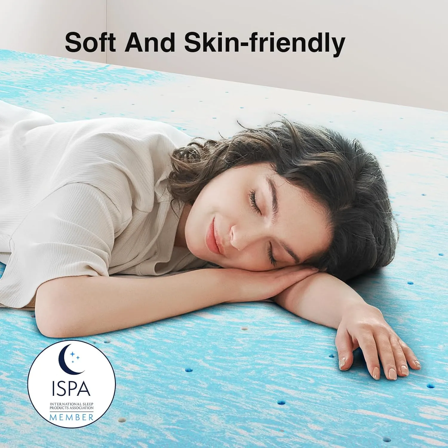 Novilla Memory Foam Mattress Topper Queen - 3 Inch Cooling Gel Infused Memory Foam | Slow-Rebound Pressure Relief | CertiPUR Certified | Comfort for Sleeper Sofa, RV, Camper, Dorm Room