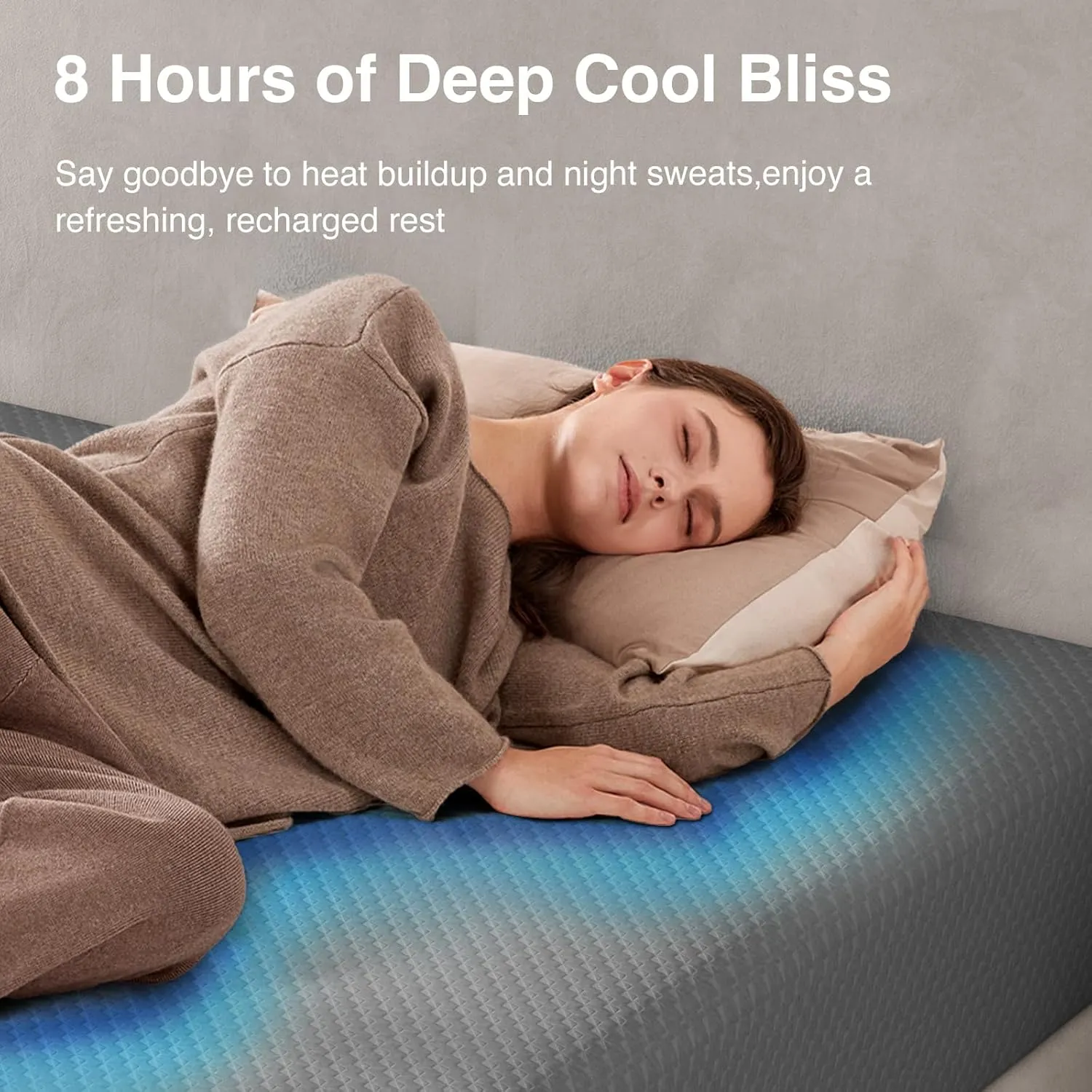 Novilla Queen Mattress 12 Inch, Queen Memory Foam Mattress for Cool Night Sleep & Pressure Relief, Wave Airflow Foam Mattresses for Heat Dissipation, CertiPUR-US Certified Mattresses in a Box