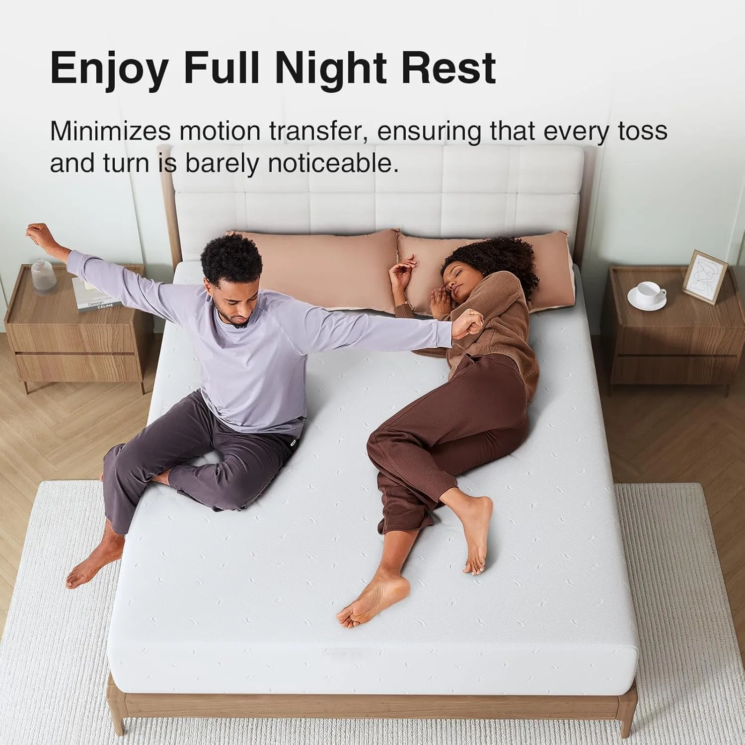 Novilla Twin Size Mattress, 10 Inch Twin Memory Foam Mattress with Breathable Comfort & High-Density Support Foam for Pressure Relief & Contouring Support, Mattresses in a Box