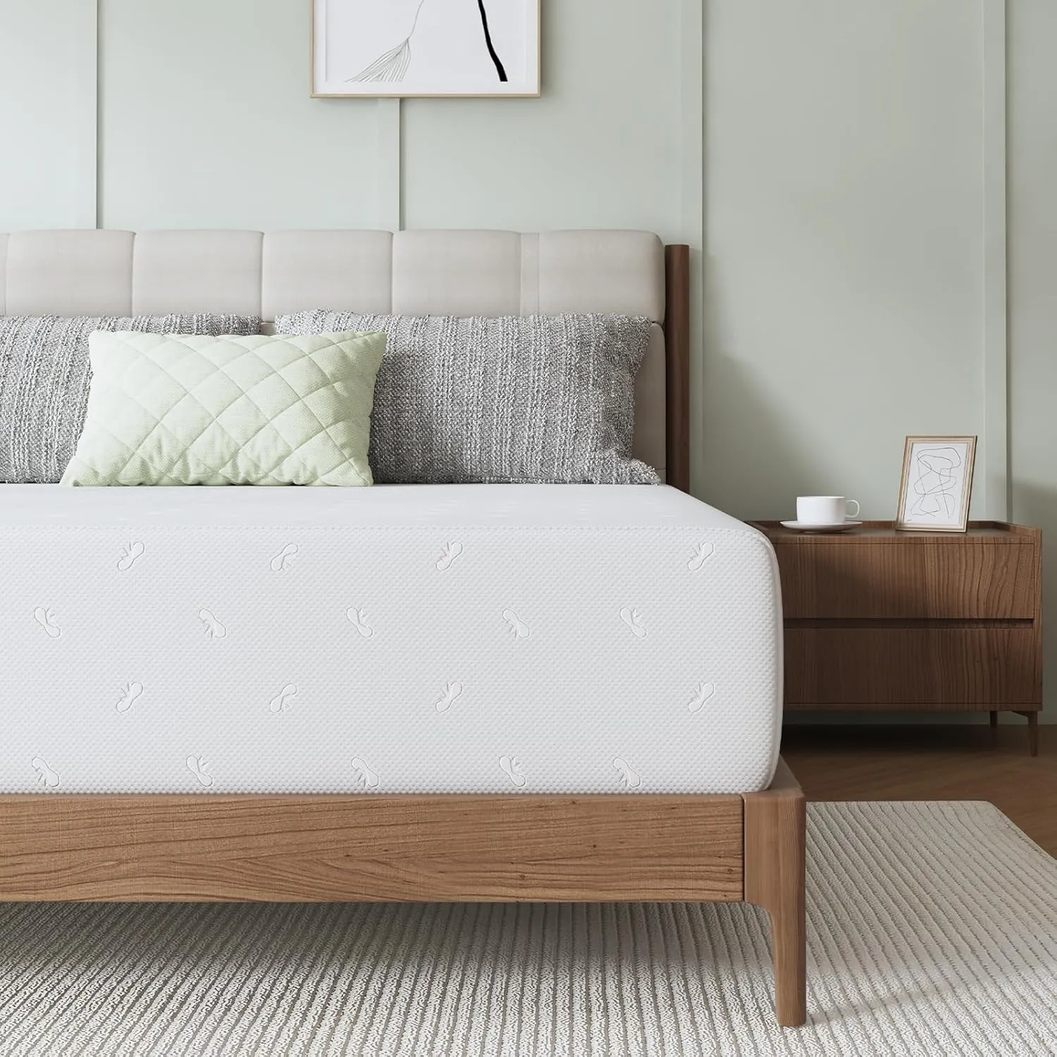 Novilla Twin Size Mattress, 10 Inch Twin Memory Foam Mattress with Breathable Comfort & High-Density Support Foam for Pressure Relief & Contouring Support, Mattresses in a Box