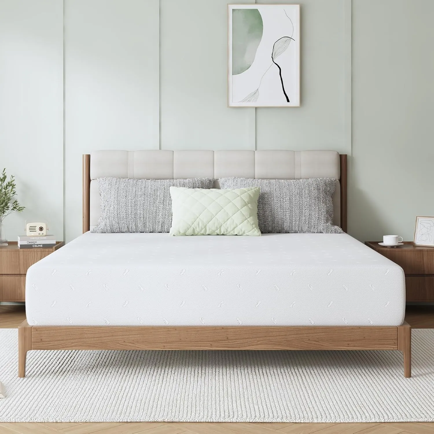 Novilla Twin Size Mattress, 10 Inch Twin Memory Foam Mattress with Breathable Comfort & High-Density Support Foam for Pressure Relief & Contouring Support, Mattresses in a Box