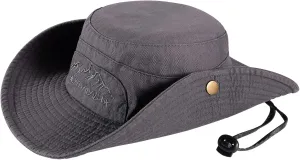 Obling Sun Hat for Men Women, Fishing Hat UPF 50 Wide Brim Bucket Hat Safari Boonie Hat