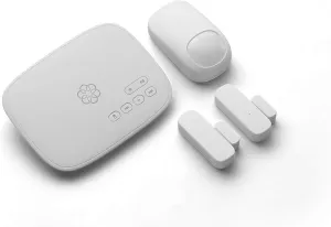 Ooma Smart Home Security with Motion and Door/Window sensors. No Contracts and Free self-Monitor Plan. Professional Monitoring, keypad, Water Sensor, Garage Door Sensor. White, Model:811008022167