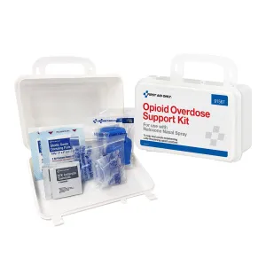 Opioid Overdose Support Kit, Plastic, Without Naloxone Nasal Spray