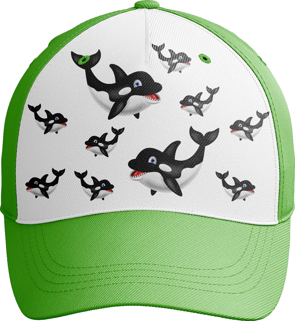Orca Whale Trucker Cap
