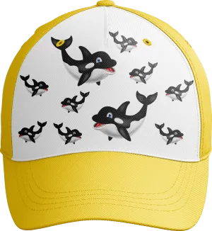 Orca Whale Trucker Cap