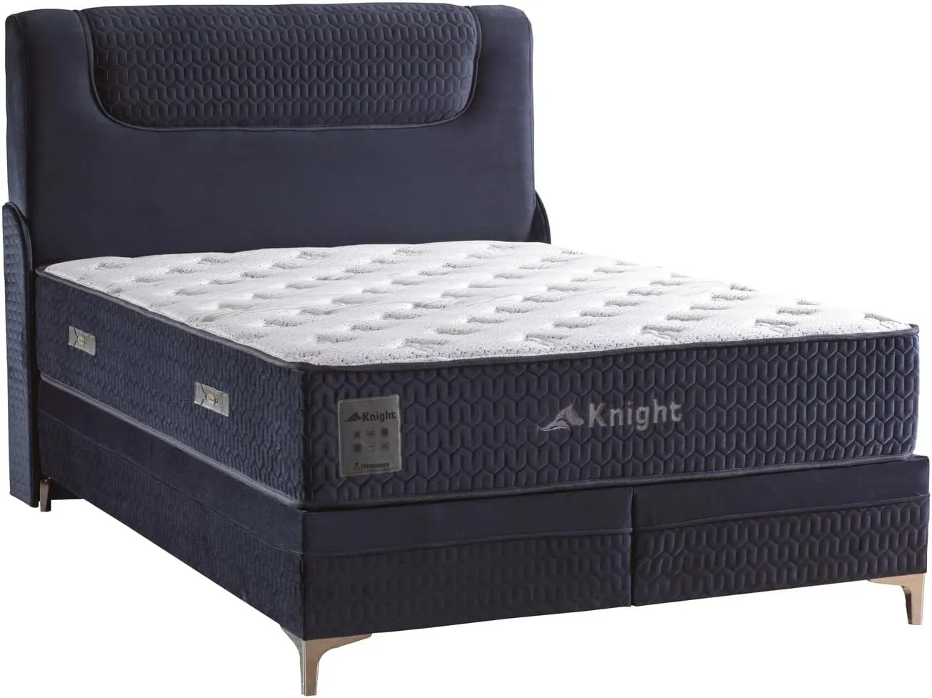 Ottomanson Queen 12” Firm Hybrid Mattress - Made in USA - Premium Support & Durability - Individually Pocketed Coils & CertiPUR-US Foam - Fiberglass-Free - Bed in a Box