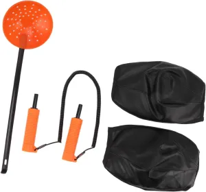 OUKENS Retractable Ice Awls, Ice Fishing Safety Picks Spoon Knee Pads Kit, Winter Fishing Equipment,Emergency Gear for Ice Fishing, Ice Fishing Safety Kit