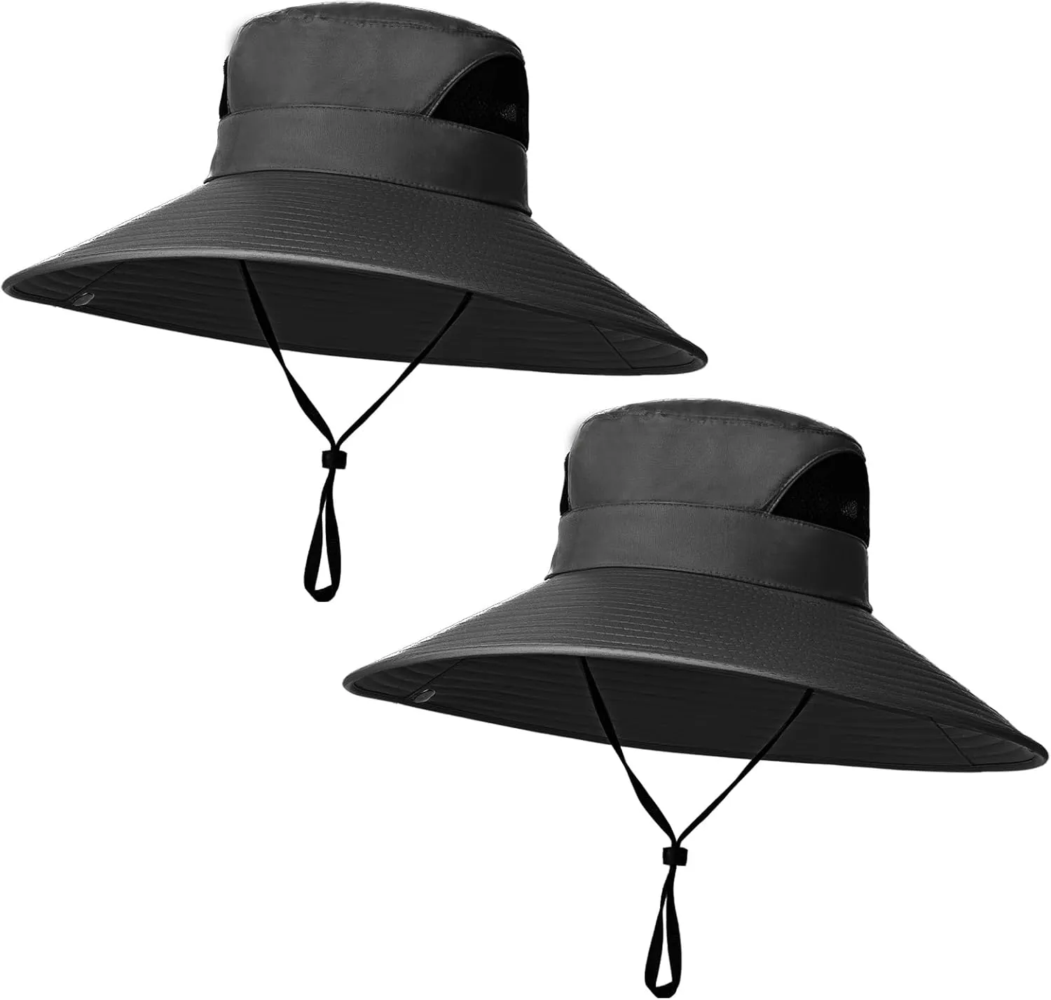 Oversize Sun Hat Men XXL Wide Brim Bucket Hat Big Head Waterproof UPF 50  Summer Sun Cap for Fishing Hiking Safari