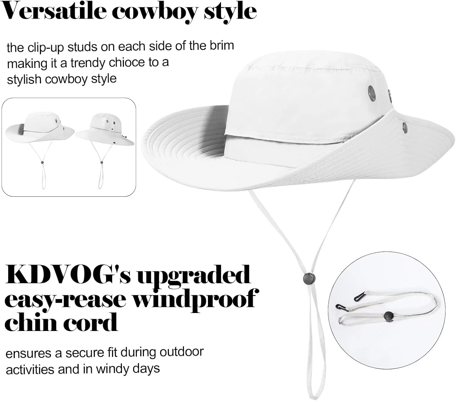 Oversize XL XXL Mens Sun Hats Large Wide Brim Waterproof UPF 50  Bucket Hat Summer Travel Fishing Hiking Hat Detachable Strap