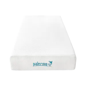 Palermo Single 25cm Gel Memory Foam Mattress - Dual-Layered - CertiPUR-US Certified