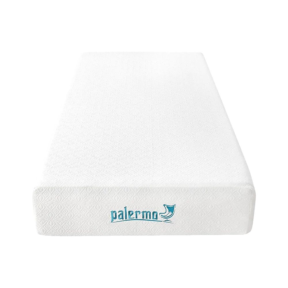 Palermo Single 25cm Gel Memory Foam Mattress - Dual-Layered - CertiPUR-US Certified