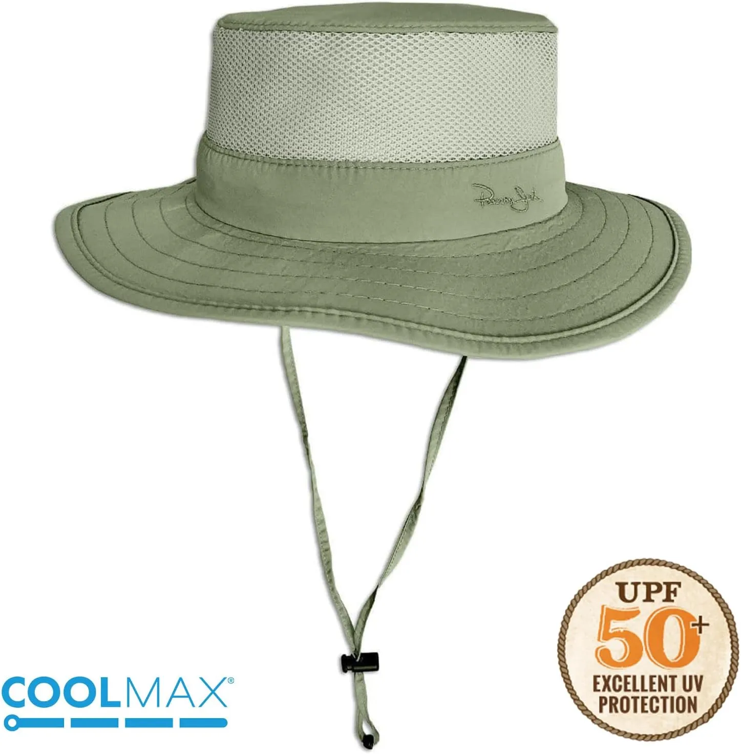 Panama Jack Castaway Boonie Hat - Bucket, Lightweight, Packable, UPF (SPF) 50  UV Protection