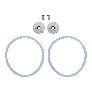Parts Kit for Crathco Beverage Dispensers – Includes 2 Bearing Sleeves (Replaces 3220), 2 Impellers (Replaces 3587), and 2 Bowl Gaskets (Replaces 1013)