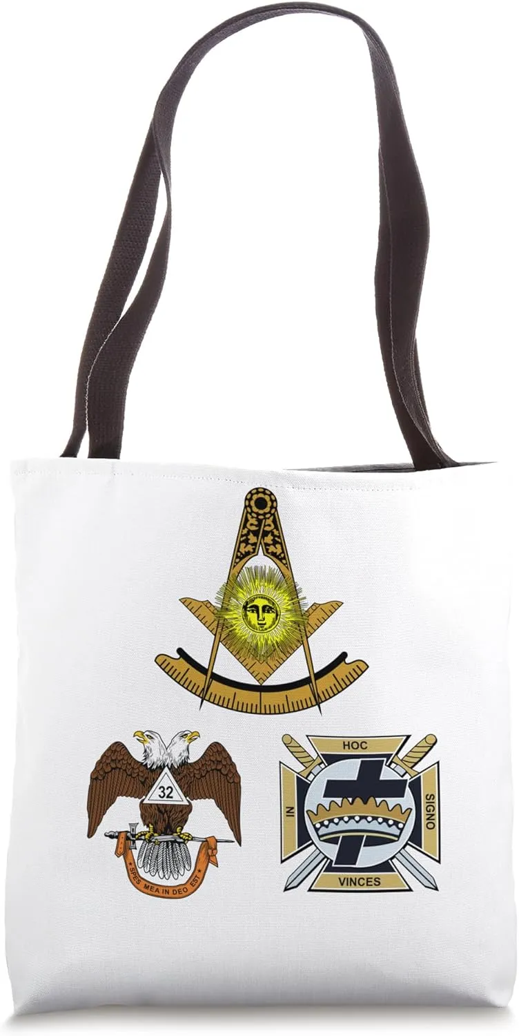 Past Master Mason 32nd Knights Templar Scottish York Rite WD Tote Bag