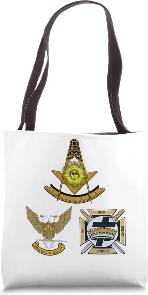 Past Master Mason 32nd Knights Templar Scottish York Rite WU Tote Bag