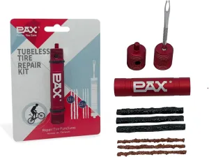 PAX Red Mountain Bike Tubeless Tire Repair Kit, Plus 4mm Hex Key for Emergency Bicycle Repair Kit, Fix Road Bicycle Tire Punctures