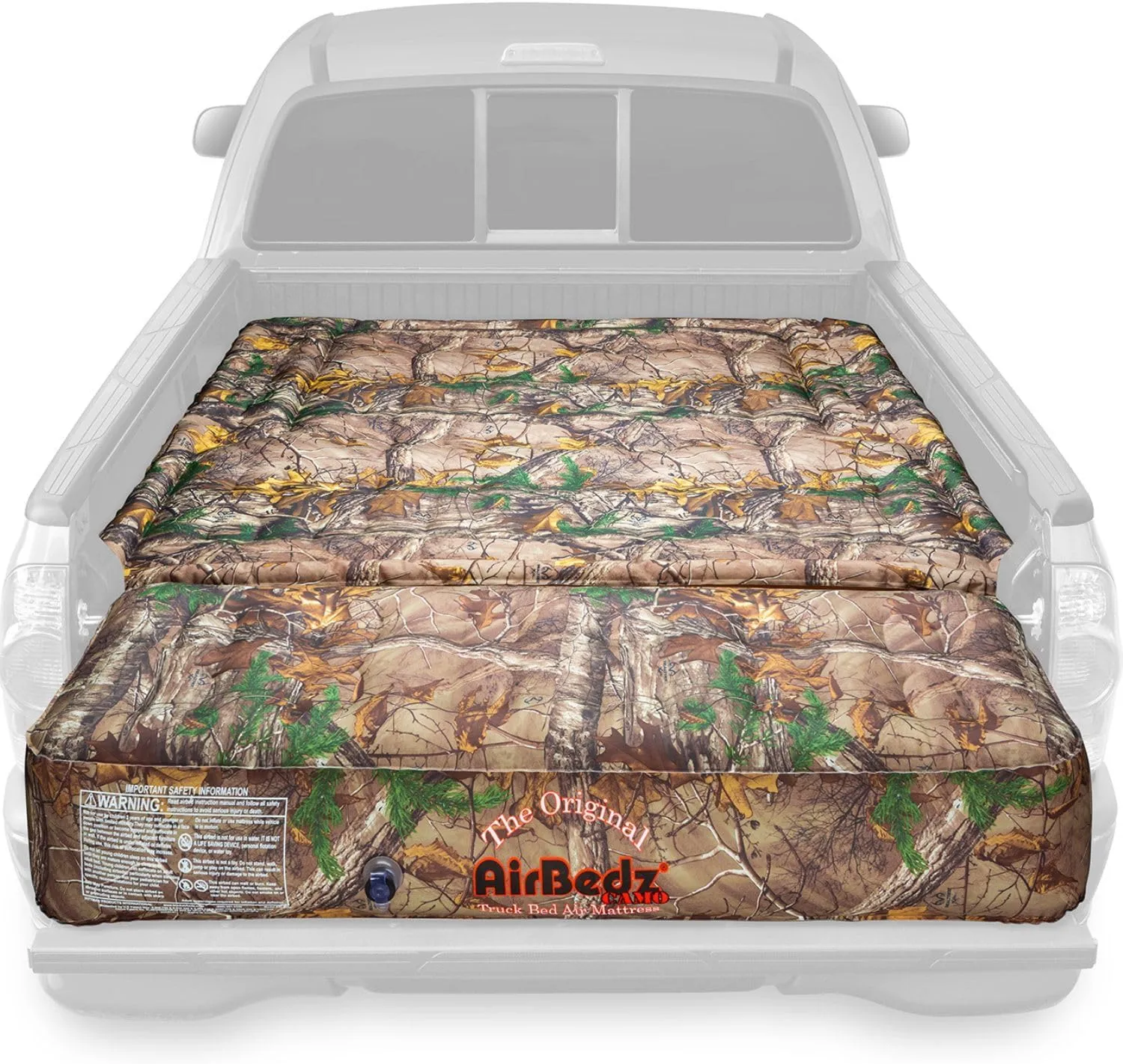 Pittman - Truck Bed Mattress 5.5 ft > 5.8ft - The Original Airbedz Truck Bed Air Mattress 5.8 > 5.5 ft - for Full Size Short Pickups, 25% More Coverage for Comfortable Pickup Camping