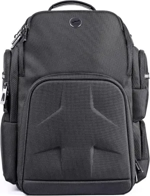 PLC Pro Flight and Travel Bag - Water Resistant & Rugged Backpack Designed to Store Wallet, Passport, iPad or Laptop, and Other Essentials
