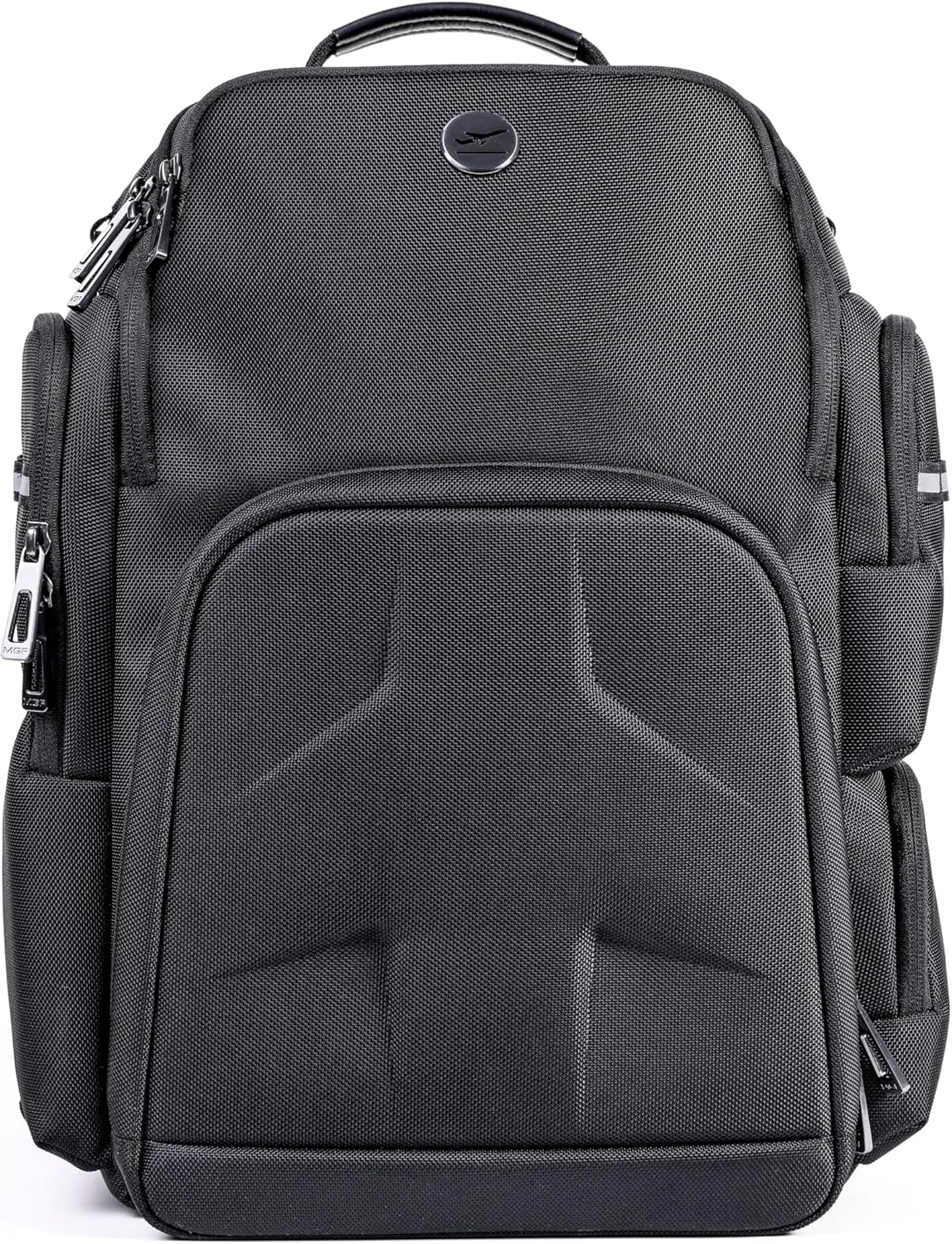 PLC Pro Flight and Travel Bag - Water Resistant & Rugged Backpack Designed to Store Wallet, Passport, iPad or Laptop, and Other Essentials